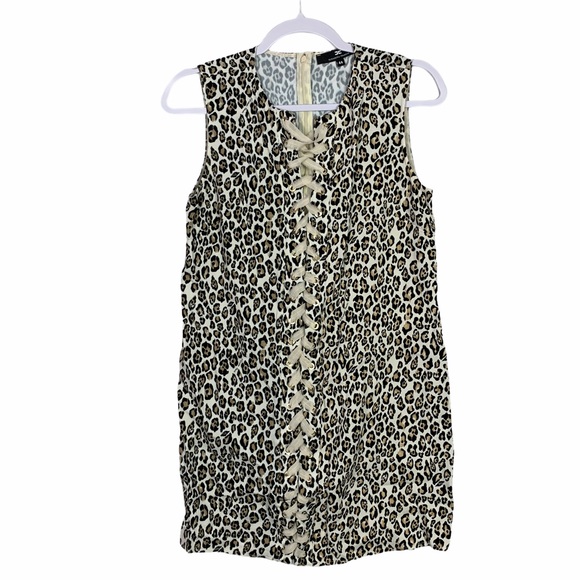 Elisabetta Franchi Abito Leopard Laced Mini Dress - Picture 5 of 16